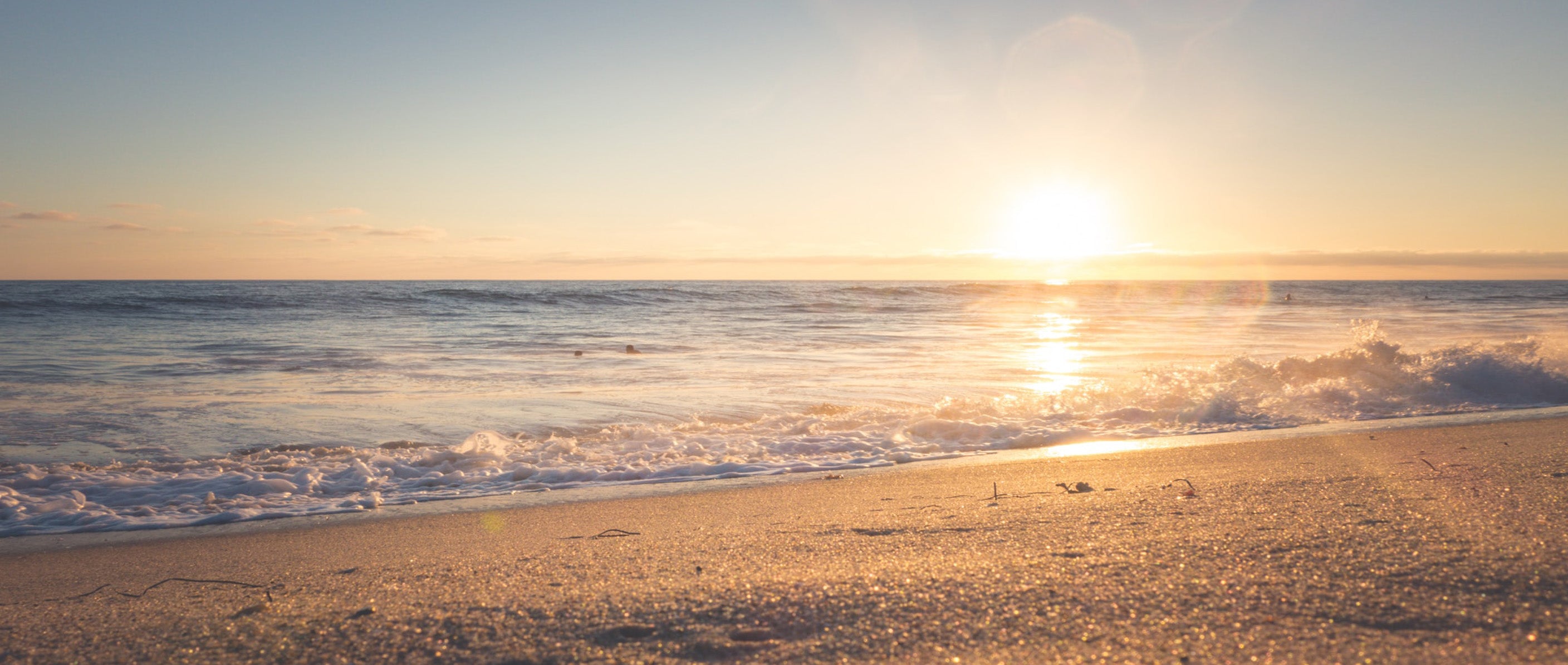 sunset at the beach