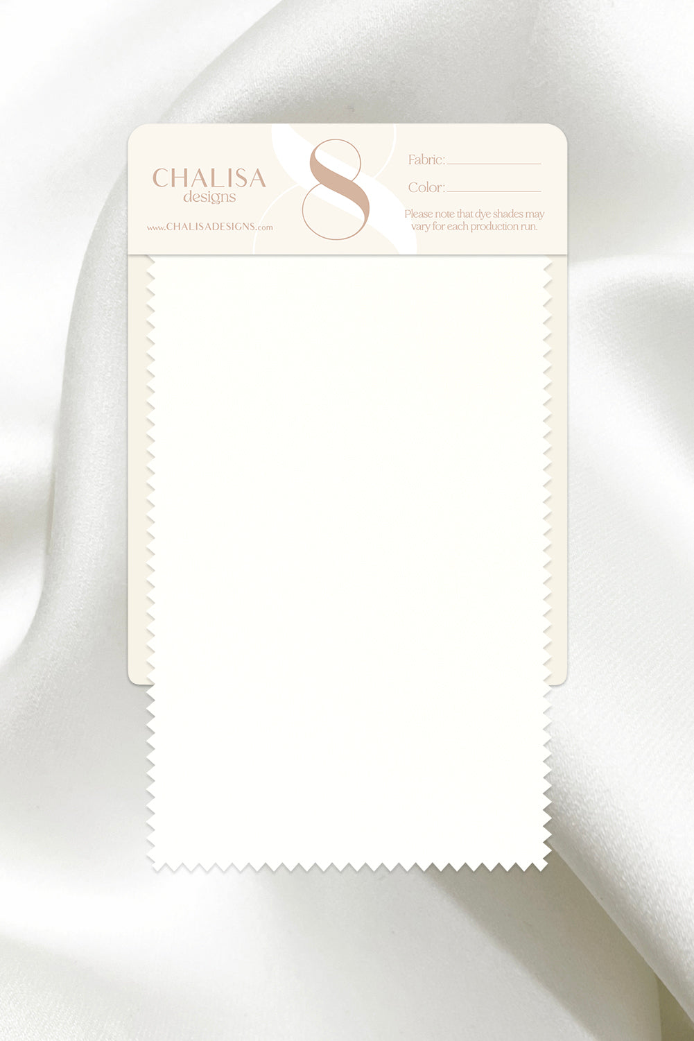 image of a white fabric swatch